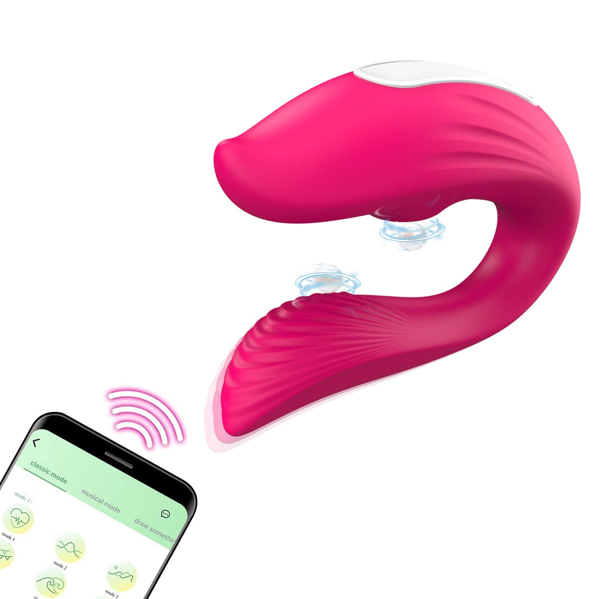VIBRADOR EROTICO EN U CONTROL