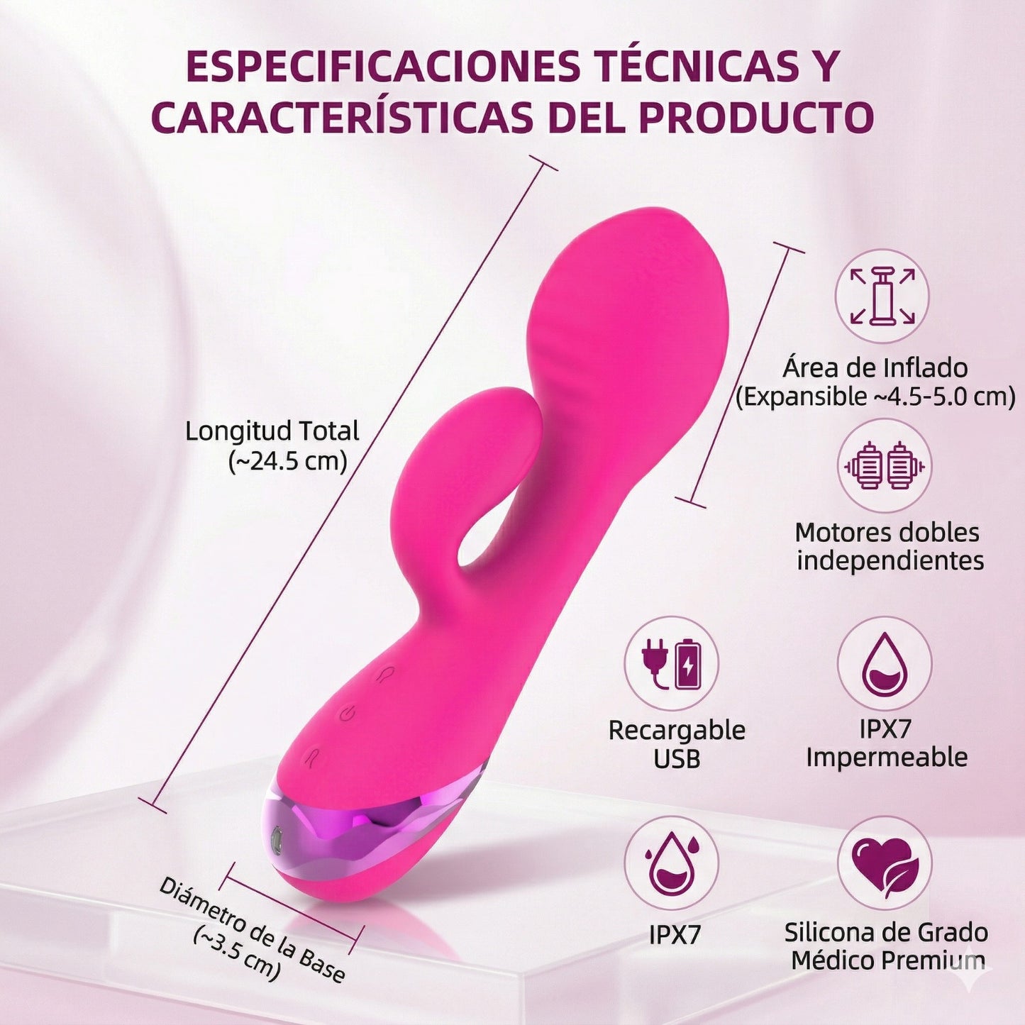 VIBRADOR INFLABLE MASTRUBADOR