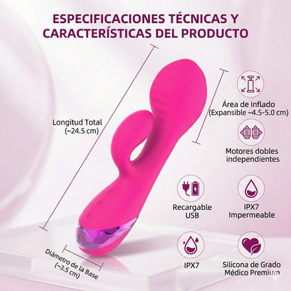 VIBRADOR INFLABLE MASTRUBADOR