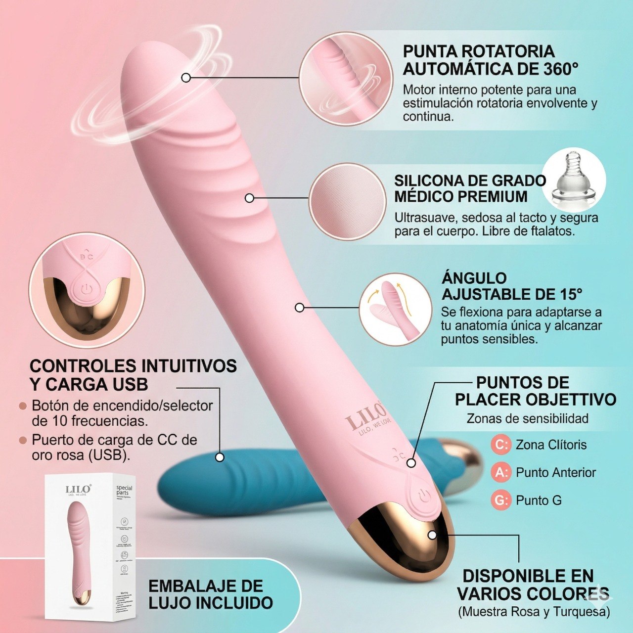 VIBRADOR SILICONA