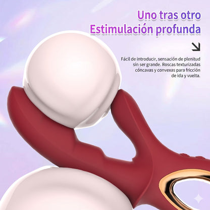 VIBRADOR DE CONEJO SILICONA
