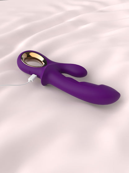 VIBRADOR DE CONEJO SILICONA