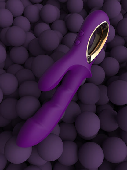 VIBRADOR DE CONEJO SILICONA