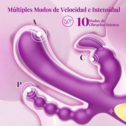 CONEJO VIBRADOR DOBLE ESTIMULO