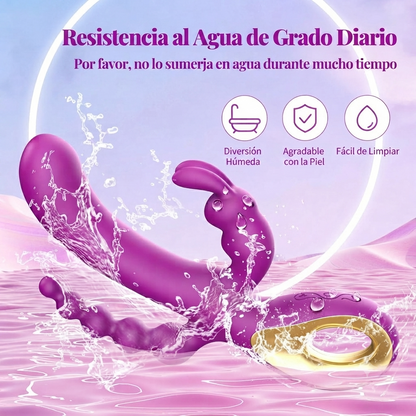 CONEJO VIBRADOR DOBLE ESTIMULO