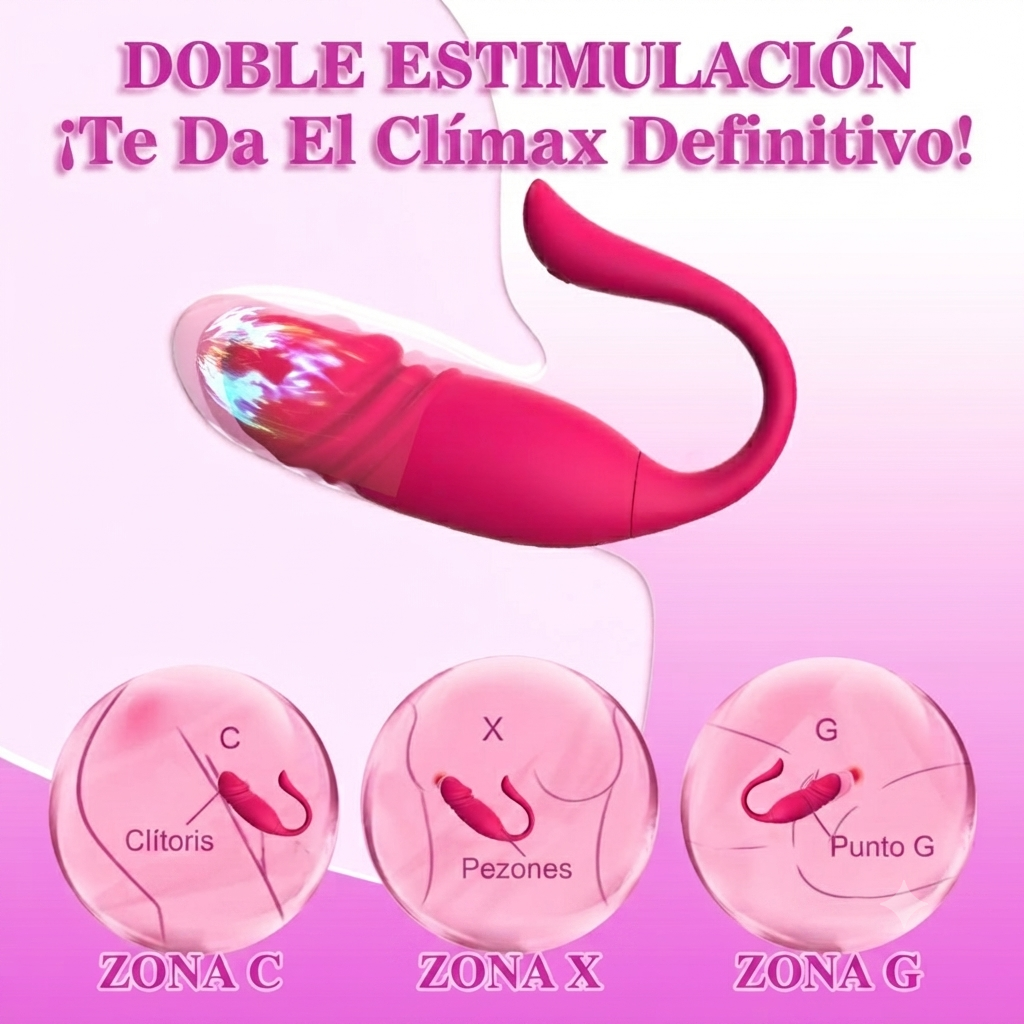 VIBRADOR CON CONTROL REMOTO APP