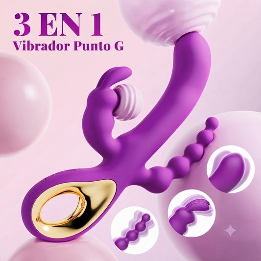 CONEJO VIBRADOR DOBLE ESTIMULO