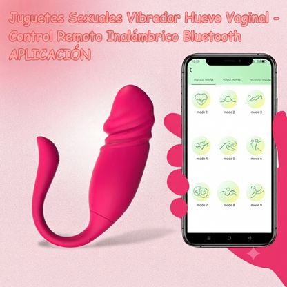 VIBRADOR CON CONTROL REMOTO APP