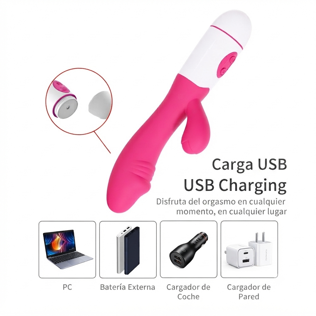 VIBRADOR DE SILICONA